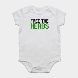 free the herbs Baby Bodysuit